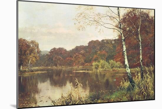 Autumn-Edward Wilkins Waite-Mounted Giclee Print