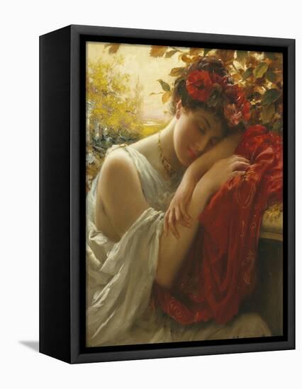 Autumn-Thomas Benjamin Kennington-Framed Stretched Canvas