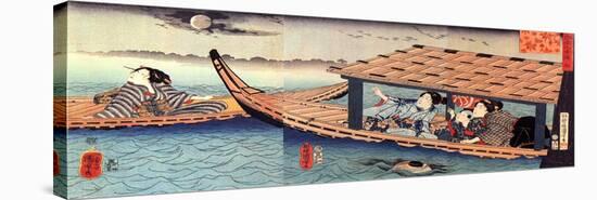 Autumn-Kuniyoshi Utagawa-Stretched Canvas