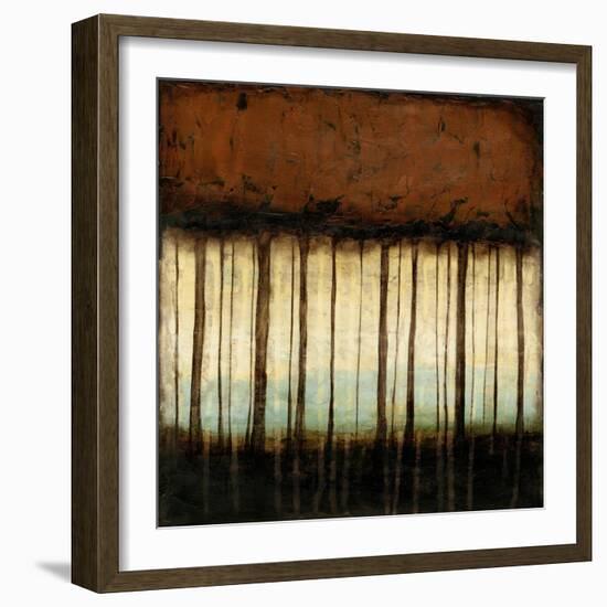 Autumnal Abstract IV-Jennifer Goldberger-Framed Art Print