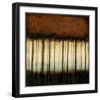 Autumnal Abstract IV-Jennifer Goldberger-Framed Art Print