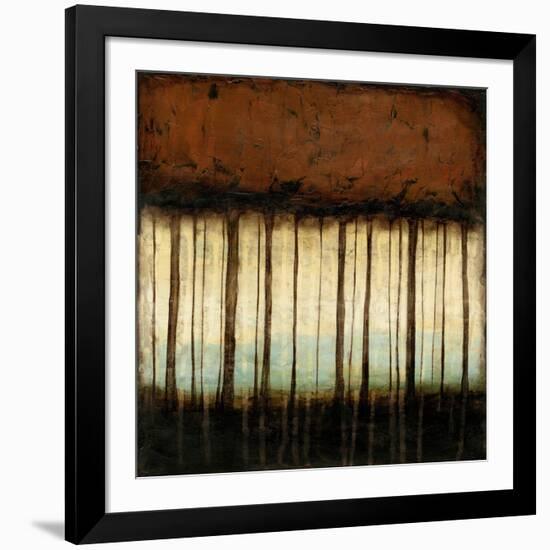 Autumnal Abstract IV-Jennifer Goldberger-Framed Art Print