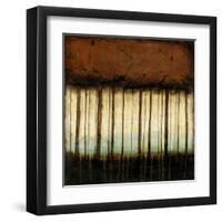 Autumnal Abstract IV-Jennifer Goldberger-Framed Art Print