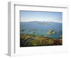 Autumnal Bloom, Senja Vewied from Sommeroy (Summer Isle), Near Tromso, Norway, Scandinavia-Dominic Webster-Framed Photographic Print