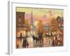 Autumnal Breeze in Pleasantville-John Zaccheo-Framed Giclee Print