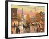 Autumnal Breeze in Pleasantville-John Zaccheo-Framed Giclee Print