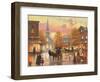 Autumnal Breeze in Pleasantville-John Zaccheo-Framed Giclee Print