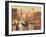 Autumnal Breeze in Pleasantville-John Zaccheo-Framed Giclee Print