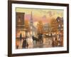 Autumnal Breeze in Pleasantville-John Zaccheo-Framed Giclee Print