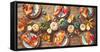 Autumnal Decorated Table for Celebrating Thanksgiving or Other Family Celebration-AlexRaths-Framed Stretched Canvas