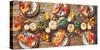 Autumnal Decorated Table for Celebrating Thanksgiving or Other Family Celebration-AlexRaths-Stretched Canvas