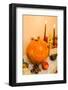 autumnal decoration, pumpkin, decorates, detail-mauritius images-Framed Photographic Print