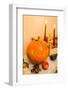 autumnal decoration, pumpkin, decorates, detail-mauritius images-Framed Photographic Print