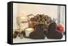 Autumnal Decoration with Hearts from Cord Material-Andrea Haase-Framed Stretched Canvas