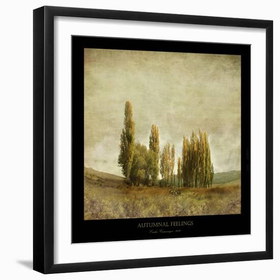 Autumnal Feelings-Carlos Casamayor-Framed Giclee Print