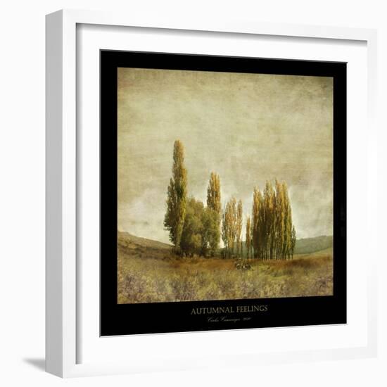 Autumnal Feelings-Carlos Casamayor-Framed Giclee Print