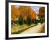 'Autumnal Garden' or 'The Public Park', 1888-Vincent van Gogh-Framed Giclee Print