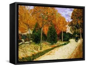 'Autumnal Garden' or 'The Public Park', 1888-Vincent van Gogh-Framed Stretched Canvas