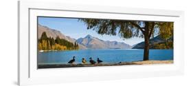 Autumnal Lake Wakatipu at Queenstown, Otago, South Island, New Zealand, Pacific-Matthew Williams-Ellis-Framed Photographic Print