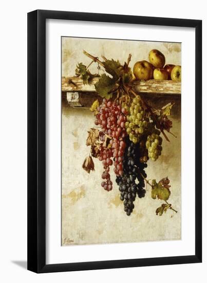 Autumnal Still Life, 1899 (Oil on Canvas)-Giorgio Lucchesi-Framed Giclee Print