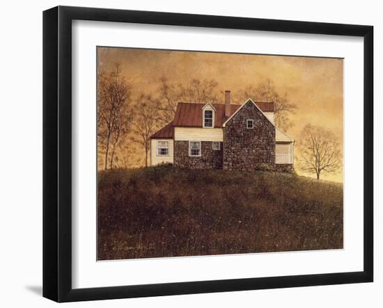 Autumnal Sunset-David Knowlton-Framed Giclee Print