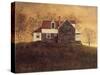 Autumnal Sunset-David Knowlton-Stretched Canvas