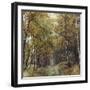 Autumnal Teutoburg Forest.-Nadja Jacke-Framed Photographic Print