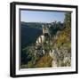 Autumnal View, Rocamadour, Lot, Midi-Pyrenees, France, Europe-Stuart Black-Framed Premium Photographic Print