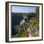 Autumnal View, Rocamadour, Lot, Midi-Pyrenees, France, Europe-Stuart Black-Framed Photographic Print