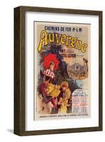 Auvergne - Chemin de Fer-Cheret-Framed Art Print