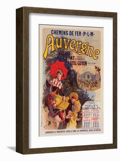 Auvergne - Chemin de Fer-Cheret-Framed Art Print