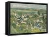 Auvers, Panoramic View, 1873-75-Paul Cezanne-Framed Stretched Canvas