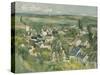 Auvers, Panoramic View, 1873-75-Paul Cezanne-Stretched Canvas