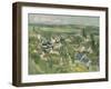 Auvers, Panoramic View, 1873-75-Paul Cezanne-Framed Giclee Print