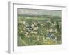 Auvers, Panoramic View, 1873-75-Paul Cezanne-Framed Giclee Print