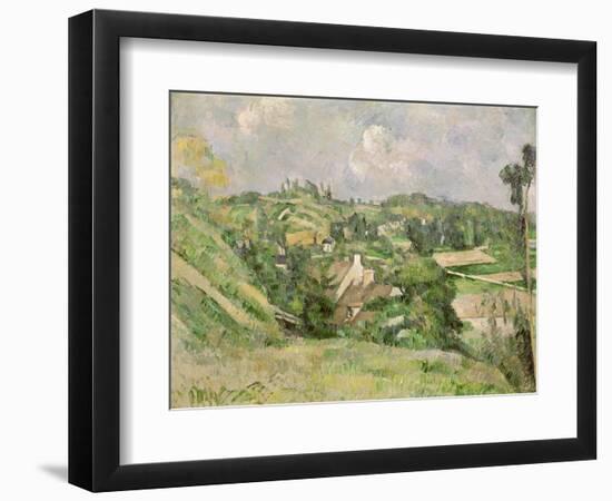 Auvers-Sur-Oise, Seen from the Val Harme, 1879-82-Paul C?zanne-Framed Giclee Print