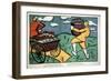 Aux Allies Francais... (At the French Allies...) Premiere Guerre Mondiale (1914-1918), Des Soldats-Kazimir Severinovich Malevich-Framed Giclee Print