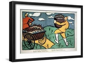 Aux Allies Francais... (At the French Allies...) Premiere Guerre Mondiale (1914-1918), Des Soldats-Kazimir Severinovich Malevich-Framed Giclee Print