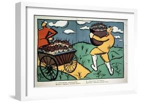 Aux Allies Francais... (At the French Allies...) Premiere Guerre Mondiale (1914-1918), Des Soldats-Kazimir Severinovich Malevich-Framed Giclee Print