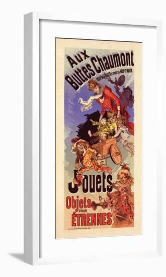 Aux Buttes Chaumont - Jouets-Cheret-Framed Premium Giclee Print