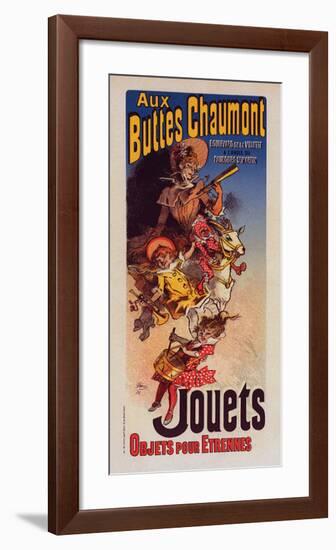 Aux Buttes Chaumont - Jouets-Cheret-Framed Premium Giclee Print