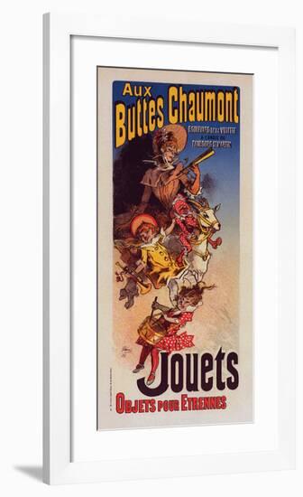 Aux Buttes Chaumont - Jouets-Cheret-Framed Premium Giclee Print