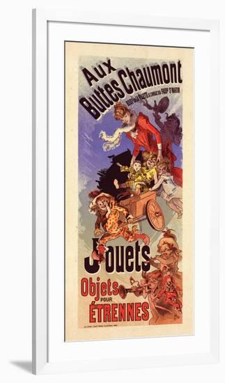 Aux Buttes Chaumont - Jouets-Cheret-Framed Premium Giclee Print