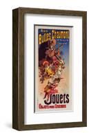 Aux Buttes Chaumont - Jouets-Cheret-Framed Art Print