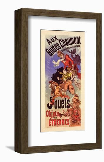 Aux Buttes Chaumont - Jouets-Cheret-Framed Art Print