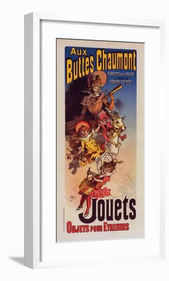 Aux Buttes Chaumont - Jouets-Cheret-Framed Art Print