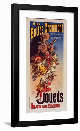 Aux Buttes Chaumont - Jouets-Cheret-Framed Art Print