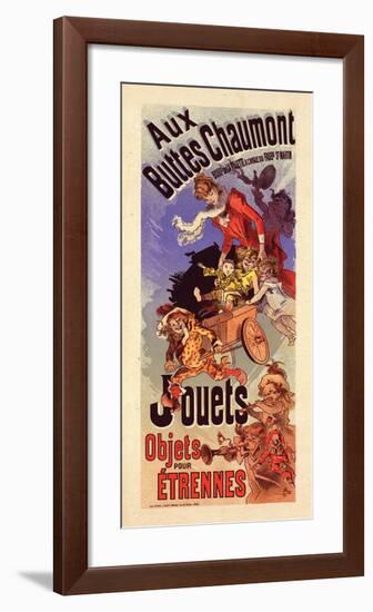 Aux Buttes Chaumont - Jouets-Cheret-Framed Art Print