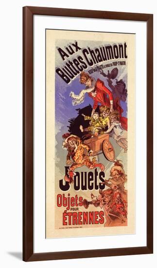 Aux Buttes Chaumont - Jouets-Cheret-Framed Art Print