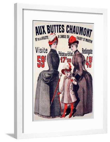 Aux Buttes Chaumont--Framed Giclee Print